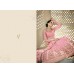 FL7328-VIBRANT PINK FLORAL NARGIS FAKHRI WEDDING WEAR DRESS